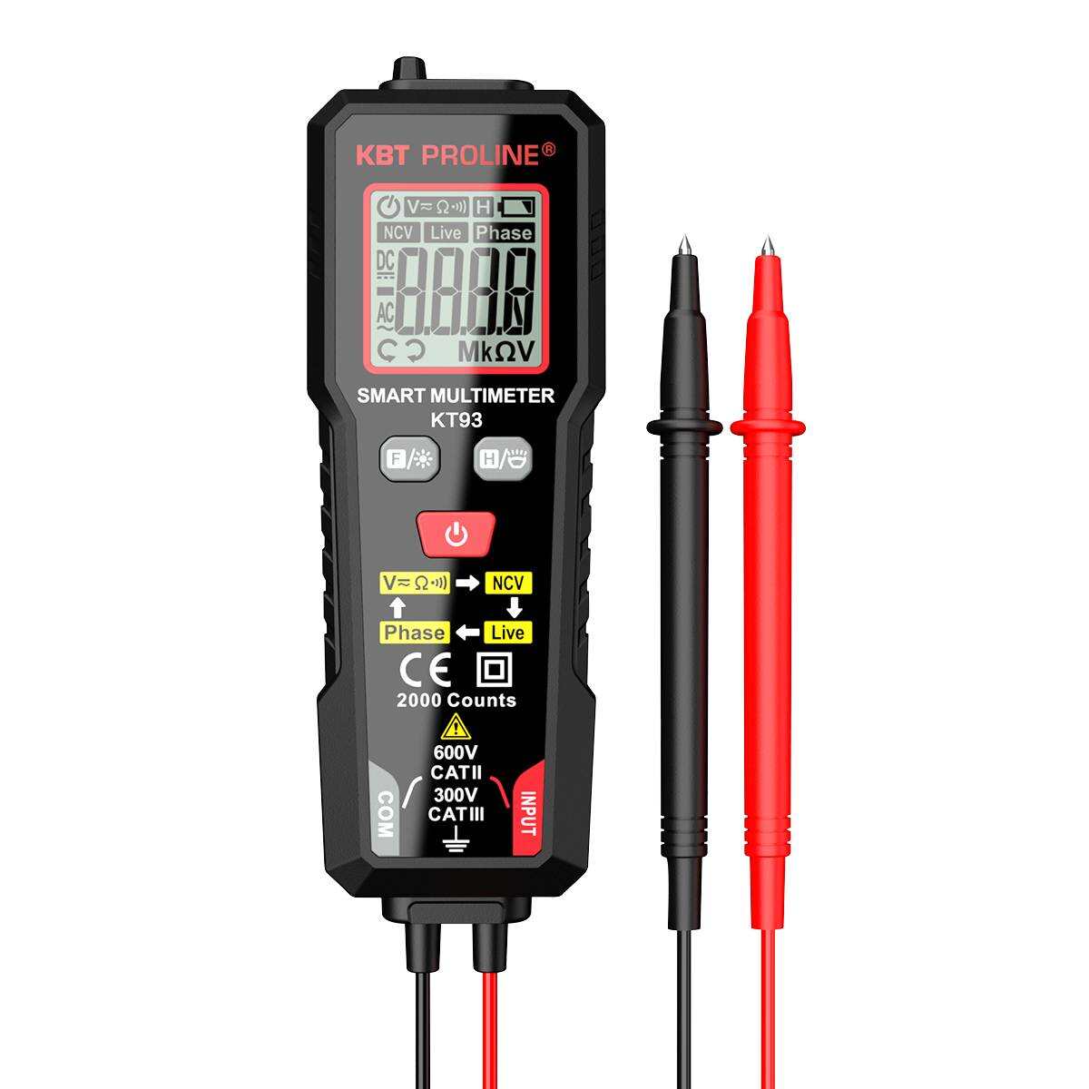 KT 93 серия PROLINE КВТ KT 93 серия PROLINE Мультиметр цифровой