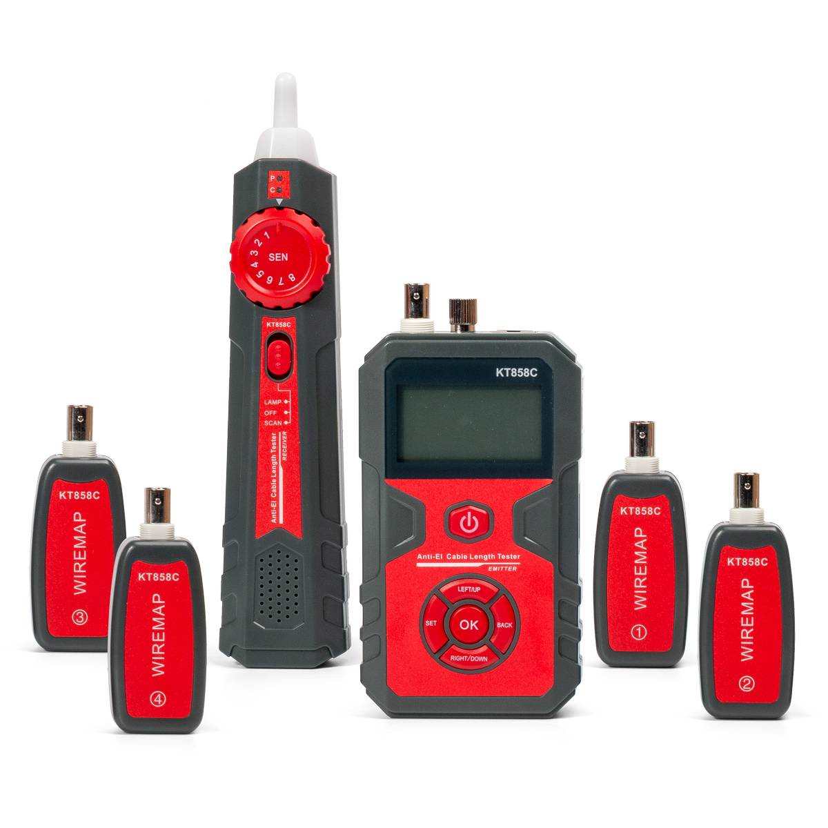 КТ 858C серия PROLINE КВТ КТ 858C серия PROLINE LAN-тестер кабельный с PoE