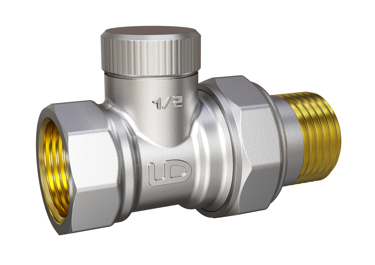 Клапан радиаторный настроечный LD Pride 59.20.В-ГШ.Н Ду20 Ру10 в упаковке