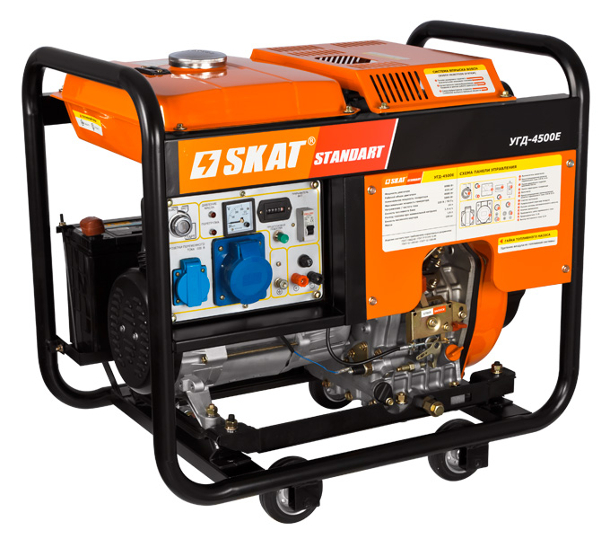 Установка генераторная дизельная УГД-4500E PROFF