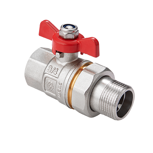 Кран-американка MVI 1" вн.-нар. бабочка