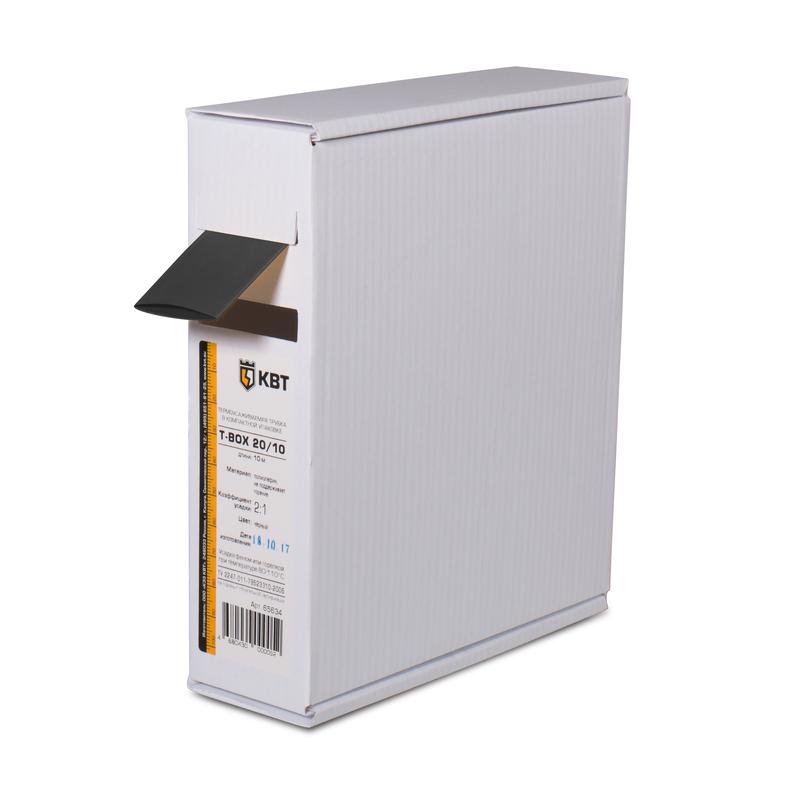 Т-BOX-16/8 черн (10м) КВТ Т-BOX-16/8 черн (10м) Трубка термоусадочная