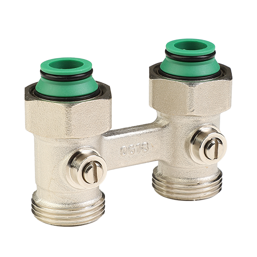 Узел нижнего подключения прямой, с шаровым затвором MVI 3/4"*3/4"