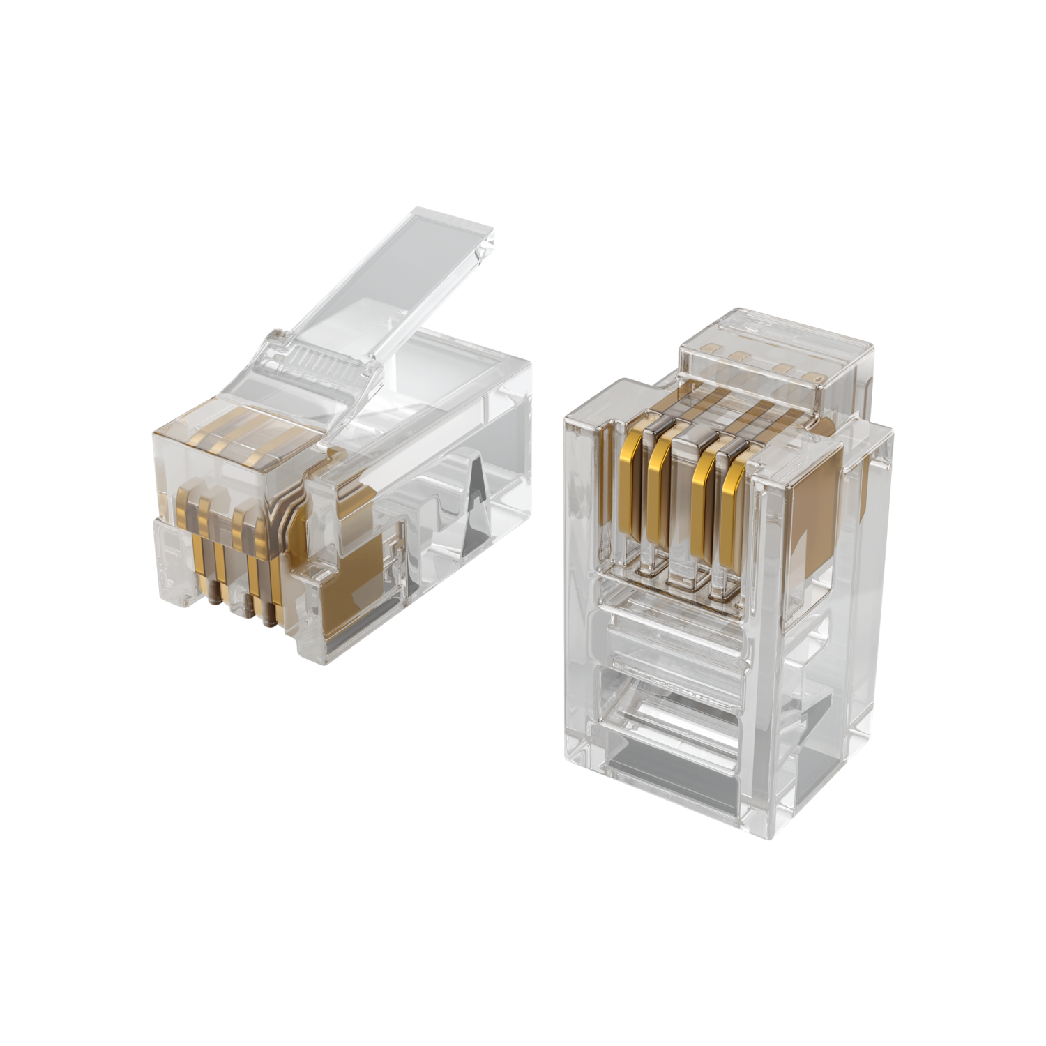 Коннектор ectoControl 4P4C (RJ11), 10шт.