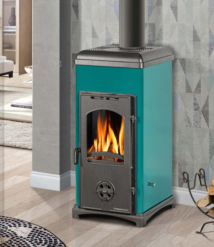 Печь-камин HOSSEVEN 9005 GREEN