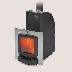 Печь для бани Теплодар Каскад-18 ЛП Панорама (2018)