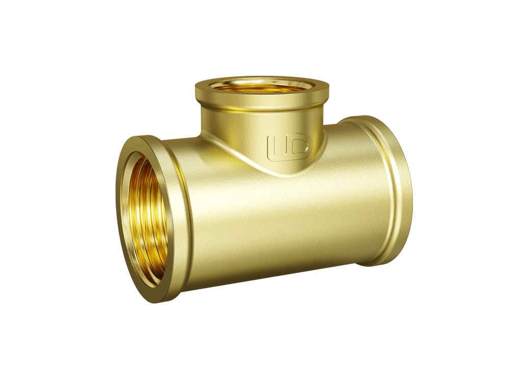 Тройник LD Pride DN20 (3/4") ВР/ВР/ВР латунь с биркой