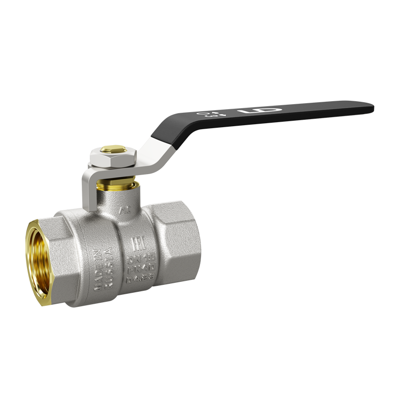 Кран шаровой латунный LD Pride 47.15.В-В.Р Ду 15 Ру 40 рычаг стальной