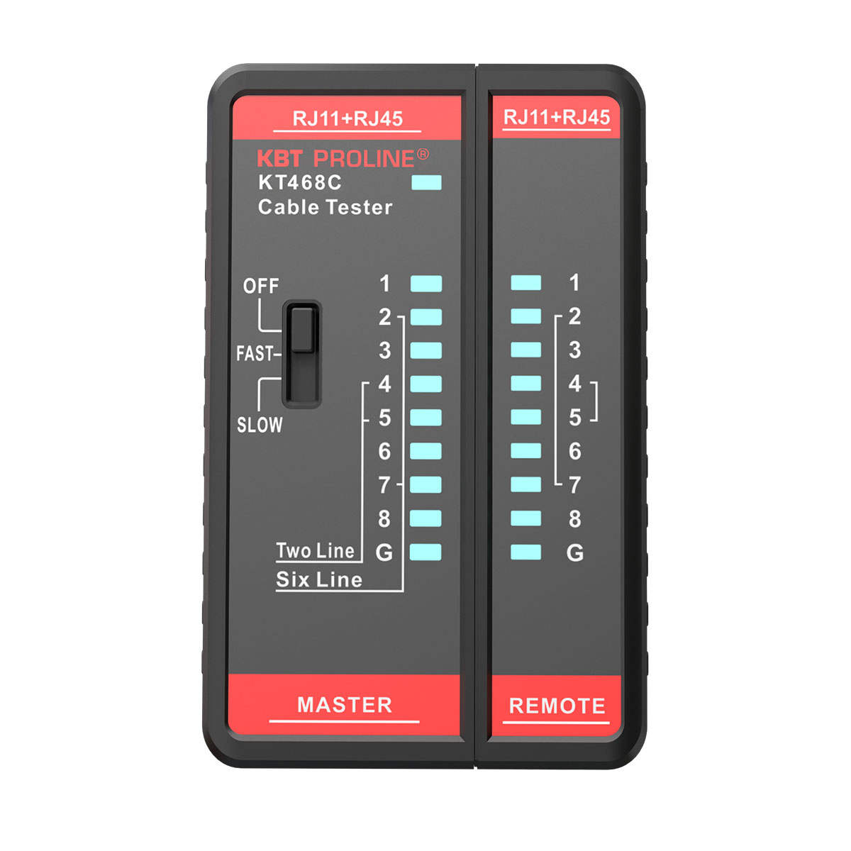 KT 468С серия PROLINE КВТ KT 468С серия PROLINE LAN-тестер кабельный