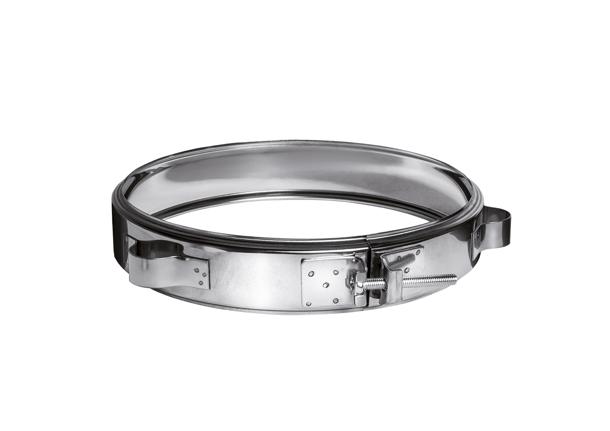 Хомут обжимной под растяжку (430/0,5 мм) Ф400