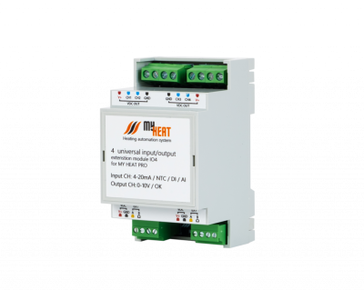 Блок расширения дискретно-аналоговых входов/выходов MyHeat IO4