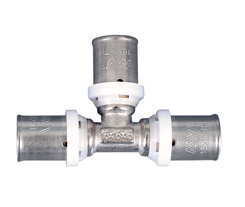 Пресс-фитинг тройник равносторонний MVI 32