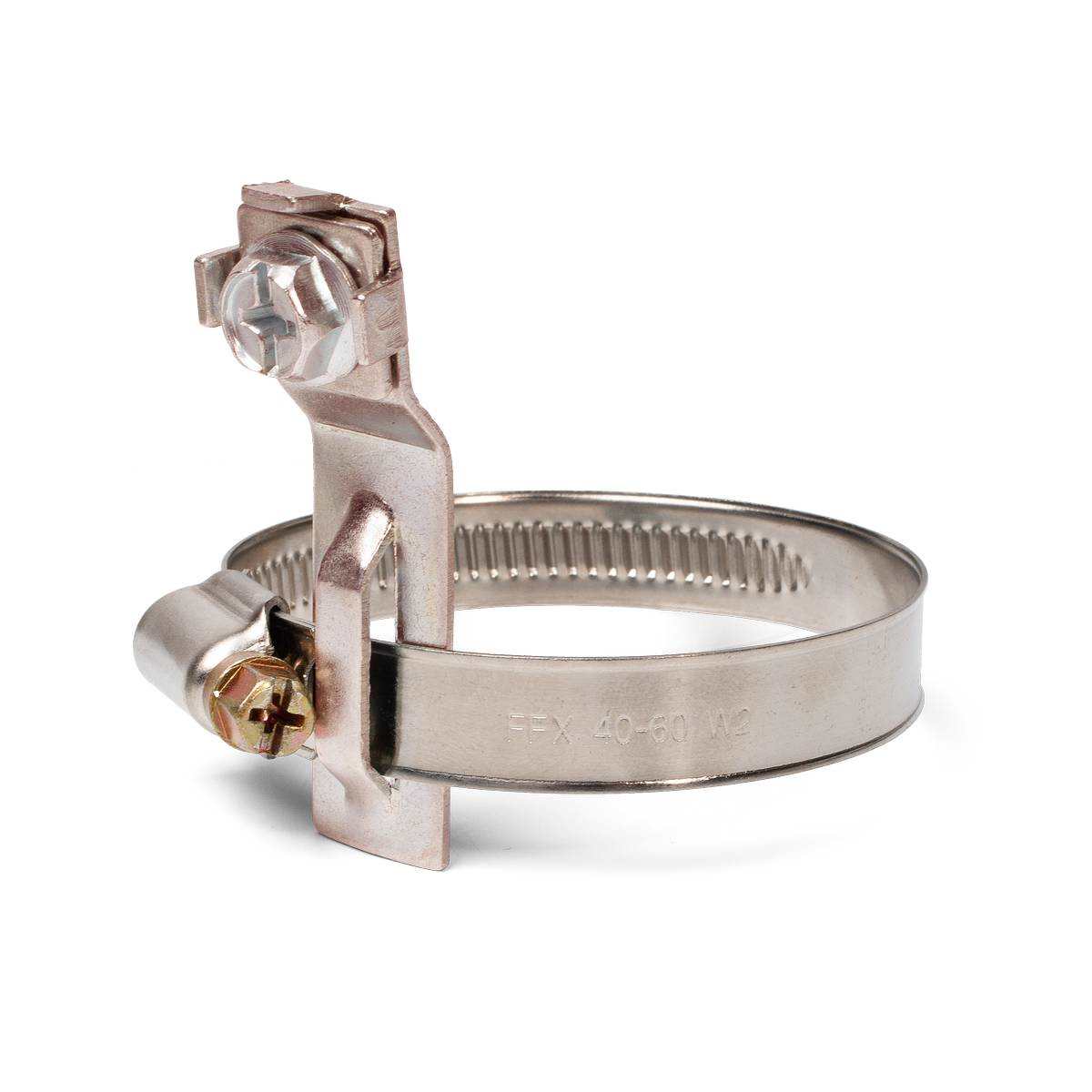 УХЗ (INOX) (100-120)/W2 Fortisflex УХЗ (INOX) (100-120)/W2 Хомут заземления