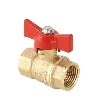 Кран шаровой VALTEC «СТАНДАРТ» В-В, бабочка 3/4"