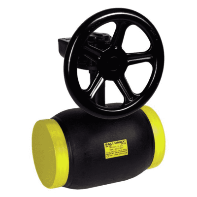 Кран стальной BROEN BALLOMAX с редуктором сварка-сварка DN150 PN25 КШТ 61.102.150Р.25