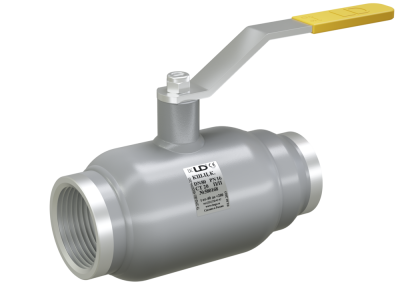 Кран шаровый LD КШЦК из стали 20 Ду25 Ру4,0МПа полнопроходной (муфта/приварка)