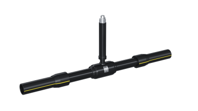 Кран шаровый LD для подземной установки КШЦП Gas 080.016.П/П.02. из стали 20 Ду80 Ру1,6МПа Н=1350мм с ПЭ патрубками SDR 11, 90/89