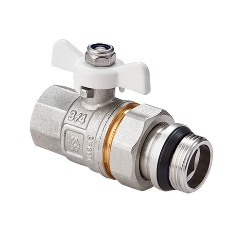 Кран-американка с кольцом 3/4" вн.-нар. бабочка