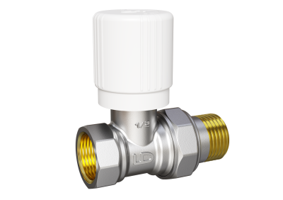 Клапан радиаторный регулировочный LD Pride 59.20.В-ГШ.Р Ду20 Ру10 в упаковке