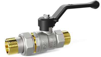 Кран шаровой латунный LD Pride 47.20.Н-ГШ.Р Ду 20 Ру 40 рычаг