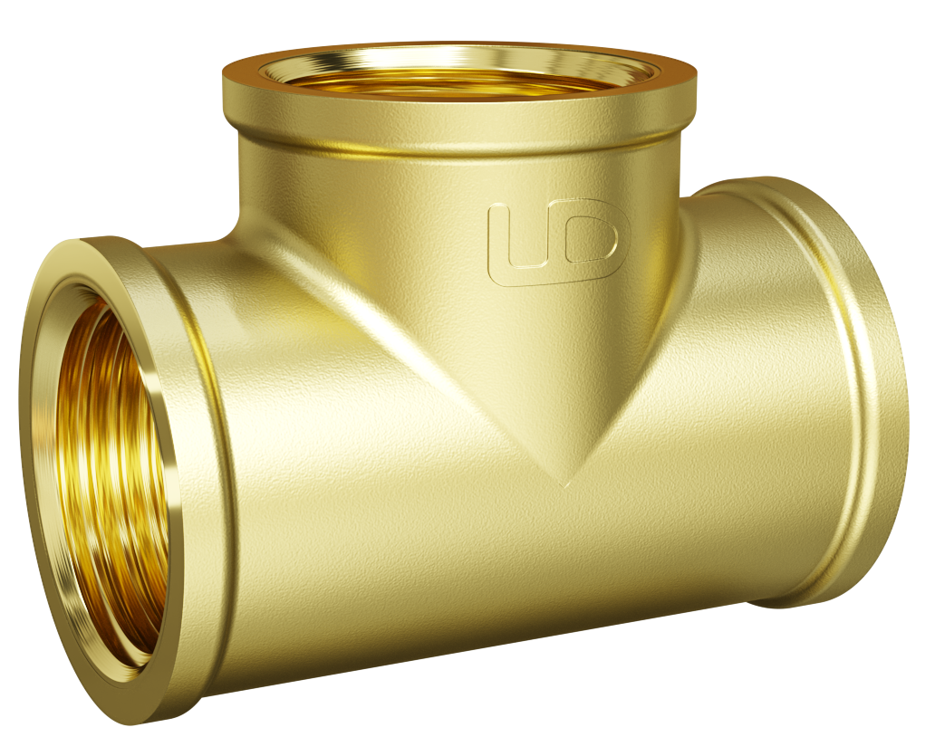 Тройник LD Pride DN15 (1/2") ВР/ВР/ВР латунь