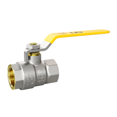 Кран шаровой латунный LD Pride 47.50.В-В.Р GAS Ду 50 Ру 25 рычаг стальной