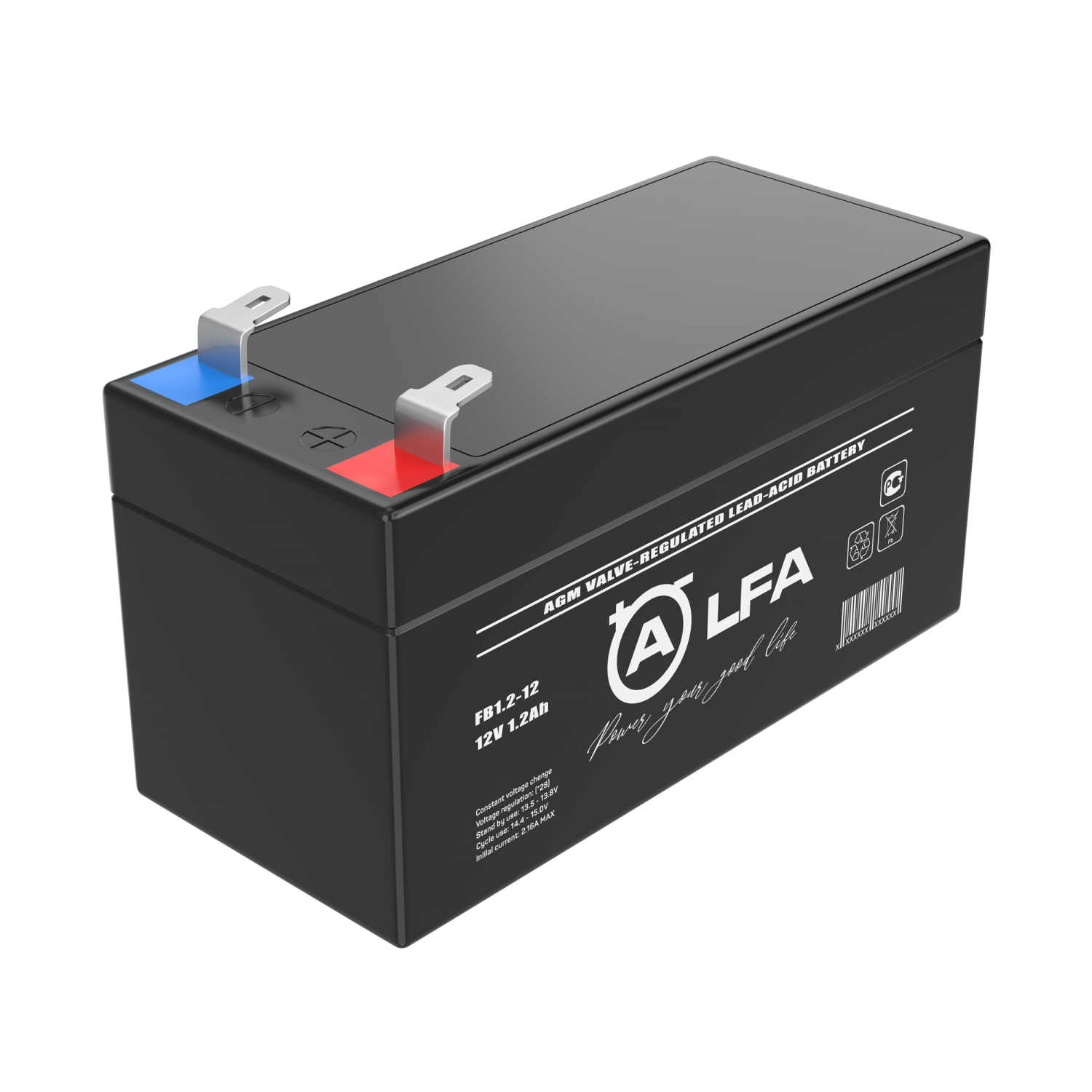 Аккумулятор ectoControl 12В, 1.2А