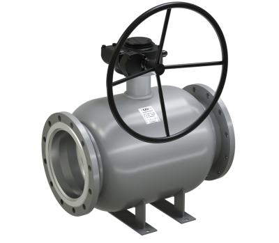 Кран шаровый LD КШЦФР из стали 20 Ду250 Ру1,6МПа полнопроходной с редуктором