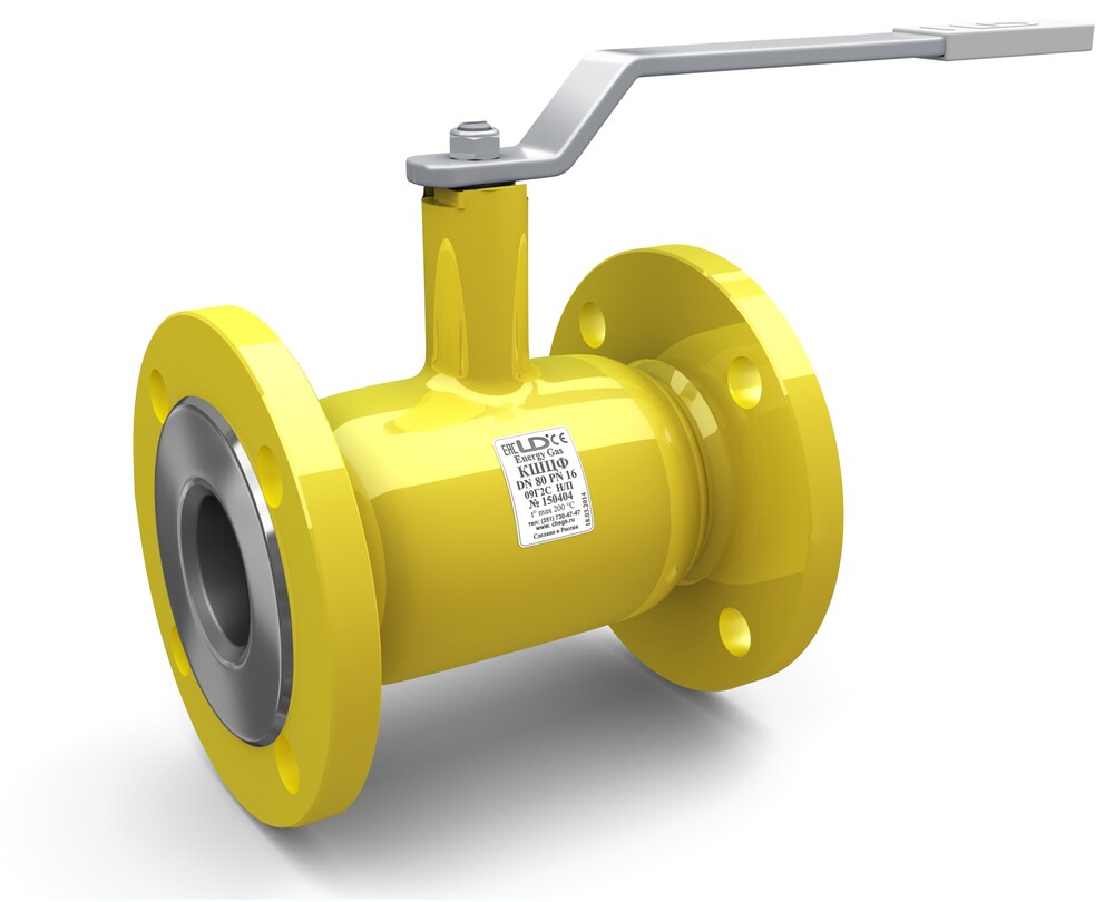 Кран шаровый LD КШЦФ Gas 025.040.Н/П.02. из стали 20 Ду25 Ру4,0МПа