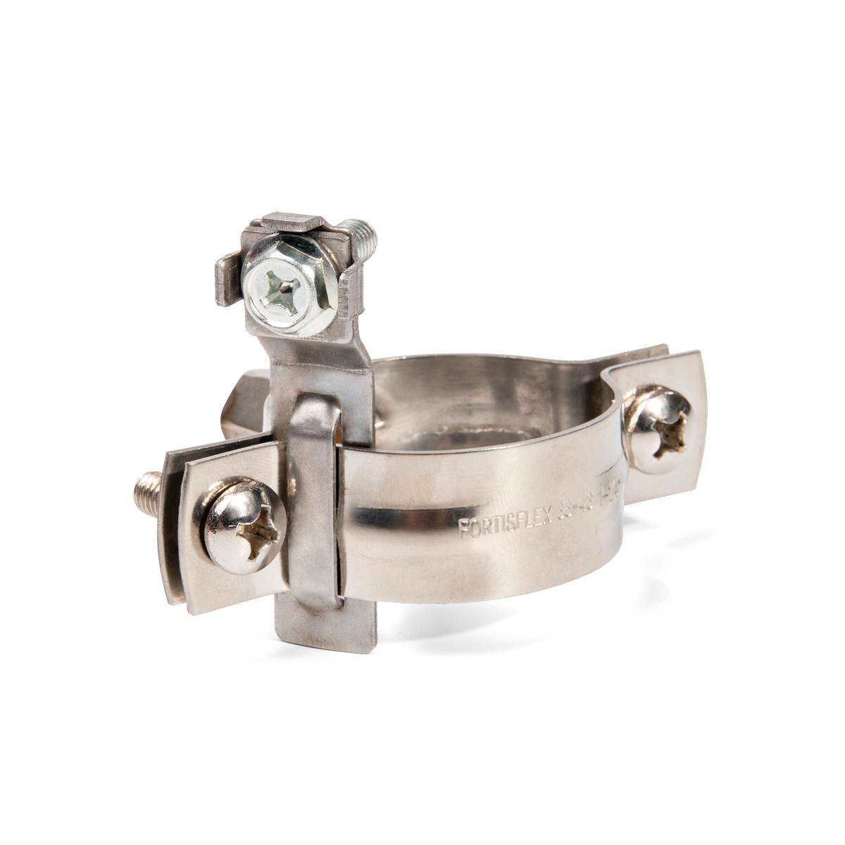 ТХЗ (INOX) 1 1/2" Fortisflex ТХЗ (INOX) 1 1/2" Хомут заземления трубный