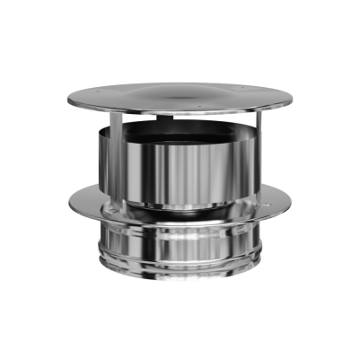 Оголовок с ВЕТРОЗАЩИТОЙ (430/0,5 + нерж.) Ф150х210