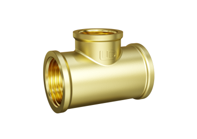 Тройник LD Pride DN25 (1") ВР/ВР/ВР латунь с биркой