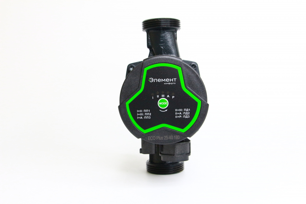 Циркуляционный насос ECO Plus 25-40 180 (с комплектом гаек)