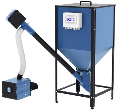 Пеллетная горелка ZOTA Fox 5-25 (горелка+ПУ+механизм+бункер)