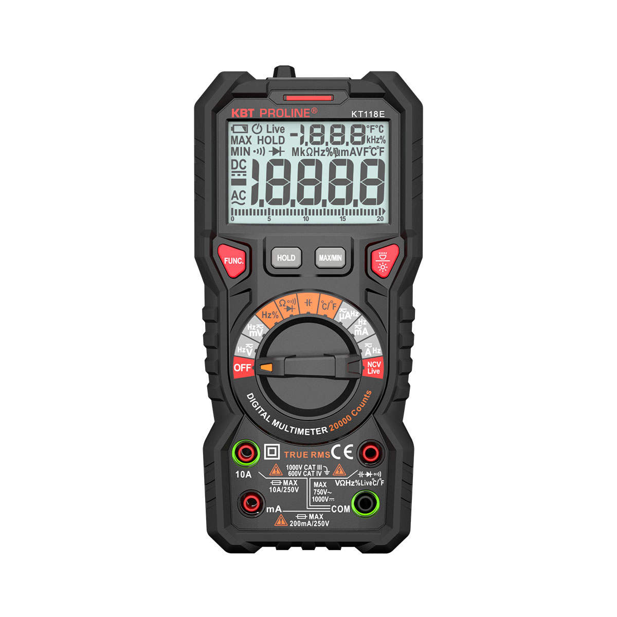 KT 118E серия PROLINE КВТ KT 118E серия PROLINE Мультиметр цифровой