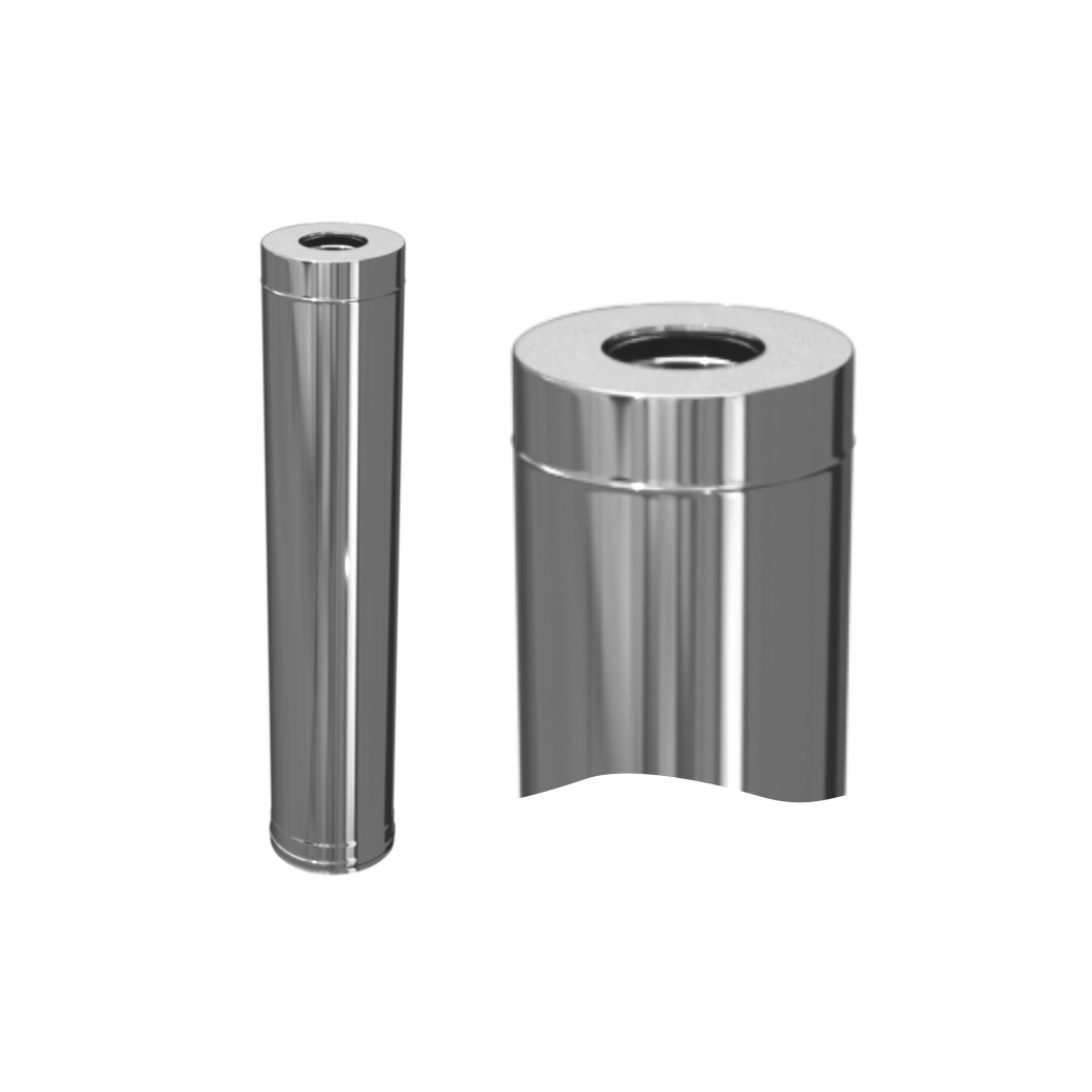 Сэндвич 1,0м (304/0,8мм + нерж.+ ceramics) Ф115х200