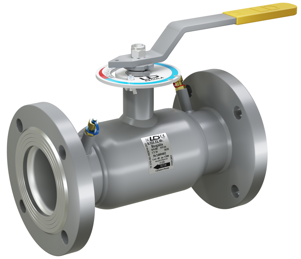 Кран шаровый LD КШЦФ Energy Regula из стали 20 Ду25 Ру4,0МПа