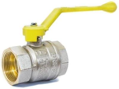 Кран латунный газовый рычаг LD Pride 47.25.В-В.Р DN25 PN40