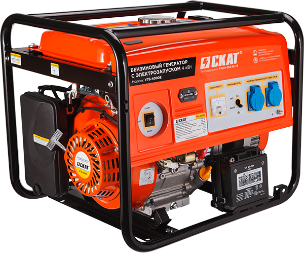 Установка генераторная бензиновая УГБ-4000Е