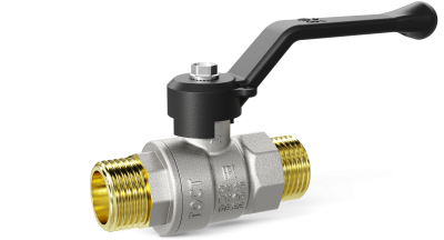 Кран шаровой латунный LD Pride 47.20.Н-Н.Р Ду 20 Ру 40 рычаг