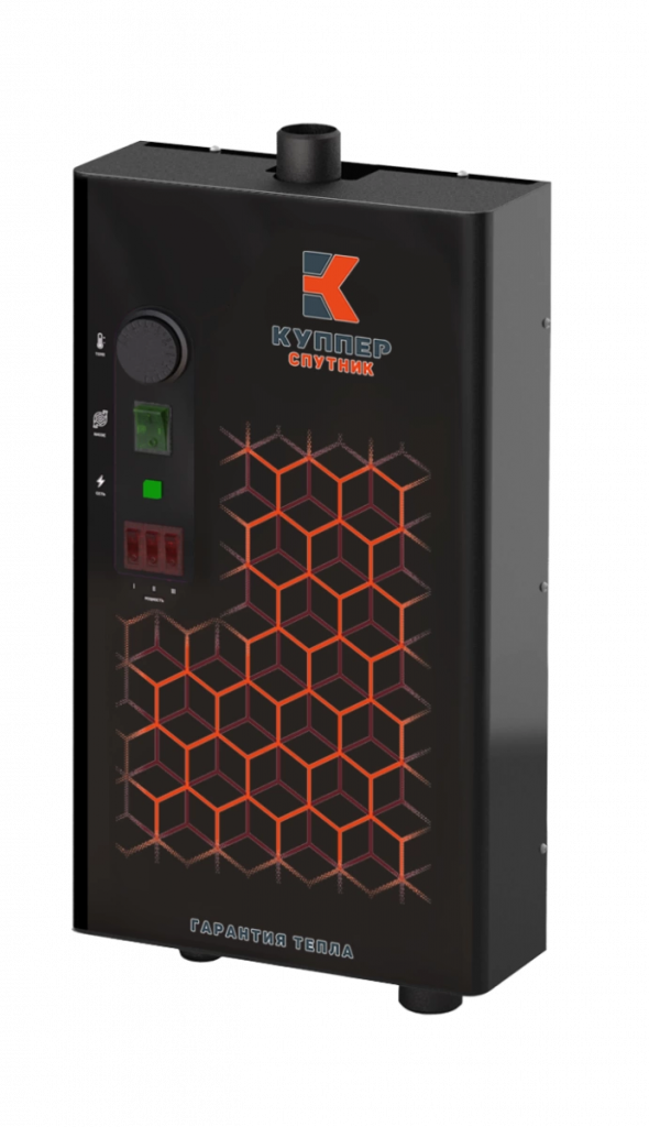Отопительный котел КУППЕР Спутник (2.0) - 6 черный