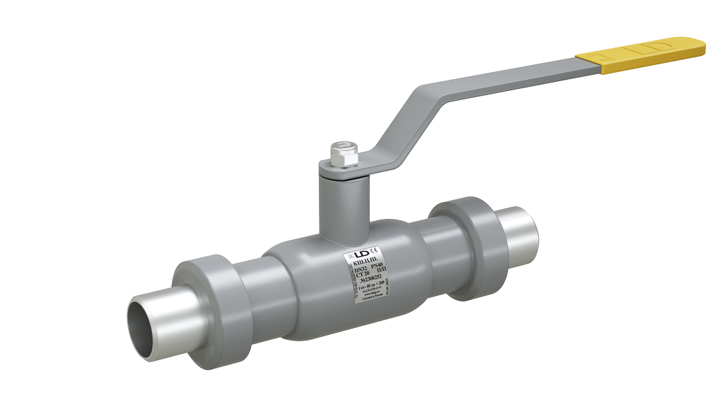 Кран шаровый LD КШЦШ из стали 20 Ду15 Ру4,0МПа полнопроходной