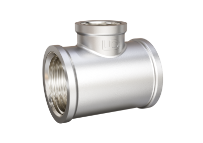 Тройник переходной LD Pride DN25х20х25 (1"ВР х 3/4"ВР х 1"ВР) латунь никель с биркой