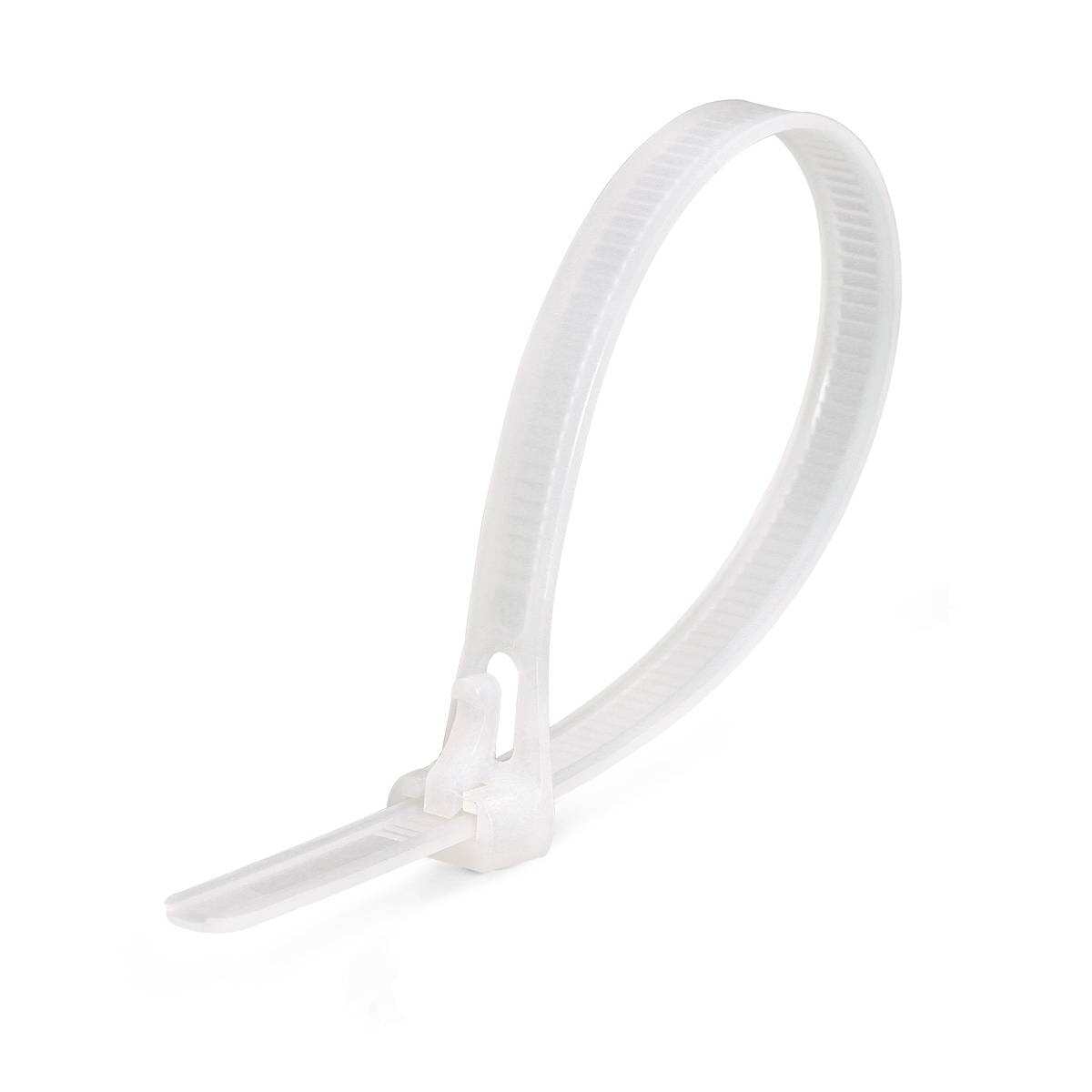 КСР 7.5x200 (бел) (100шт) Fortisflex КСР 7.5x200 (бел) (100шт) Стяжка нейлоновая