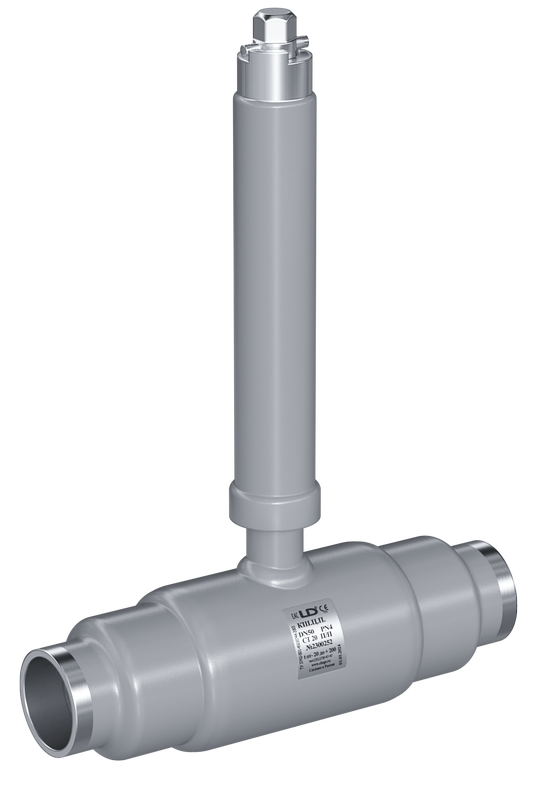 Кран шаровый LD для подземной установки КШЦП из стали 20 Ду125/100 Ру2,5МПа Н=617мм