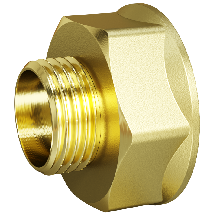 Переход LD Pride DN25х20 (1"ВР х 3/4"НР) латунь