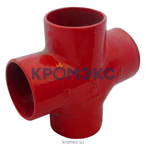 Крестовина чугун SML Ду 100х80х80х88гр 2-х плоскостная б/растр FP PREIS 25901