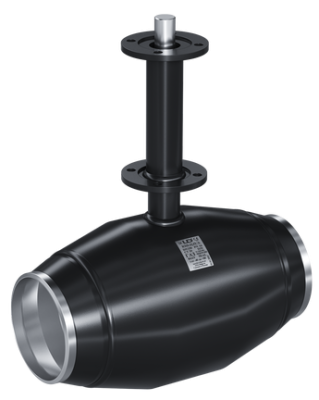 Кран шаровый LD для подземной установки КШЦП Э Gas 100/080.025.Н/П.02. из стали 20 Ду100/80 Ру2,5МПа Н=1500мм под электропривод