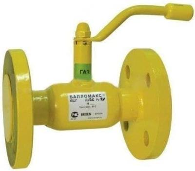 Кран стальной BROEN BALLOMAX газовый полный проход фланец-фланец DN 80 PN16 КШГ 70.113.080.А.16