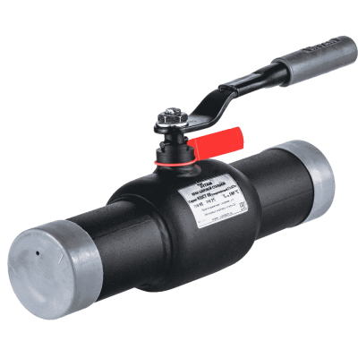 Кран шаровой стальной 11с67п Ру25 Ду65 под приварку Titan